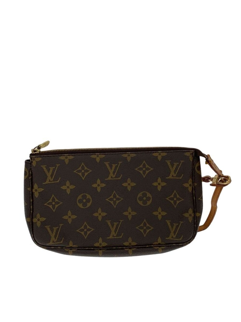 LOUIS VUITTON Pochette Accessoires Monogram Canvas Brown Pouch